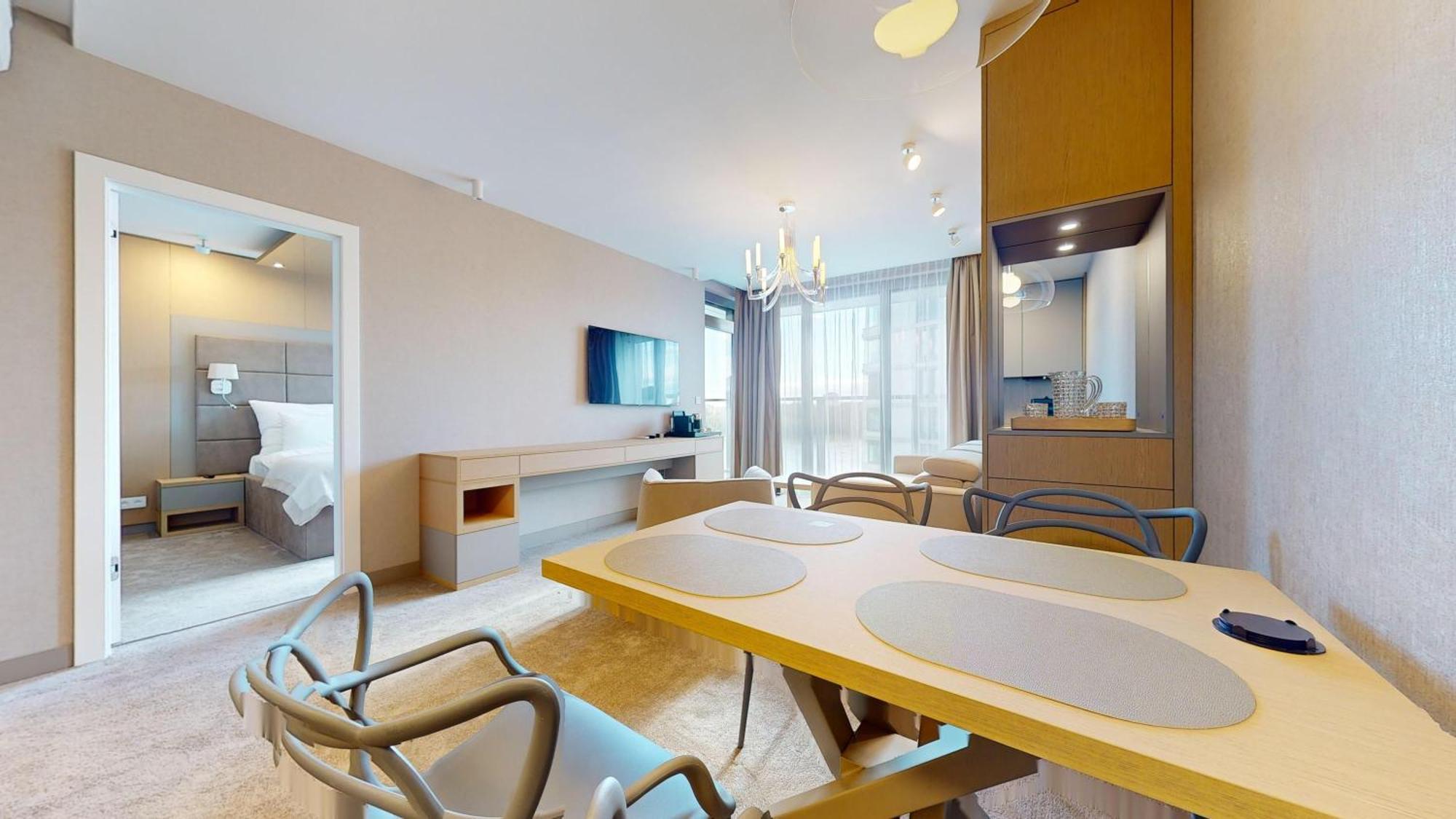 Eurovea Apartments Bratislava Rom bilde
